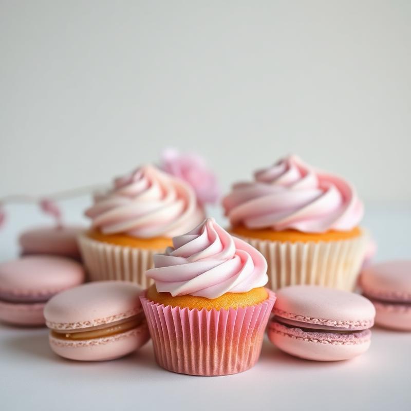 Cupcakes & Macarons